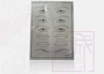 Custom Synthetic Leather Tattoo Practice Skins For Permanent Makeup