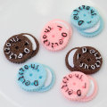 Sandwich Cookies Kekse geformt Mini Harz Charms für handgemachte Handwerk Dekor Flatback Cabochon Kinderzimmer Ornamente