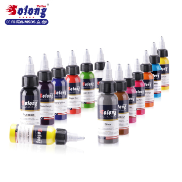 Solong tattoo 14 colors 1oz professional permanent ink tattoo