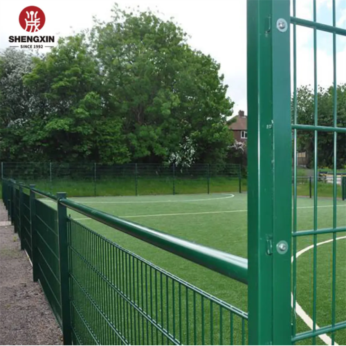 Pagar Double Wire Sports Ground Ground Fence Iron