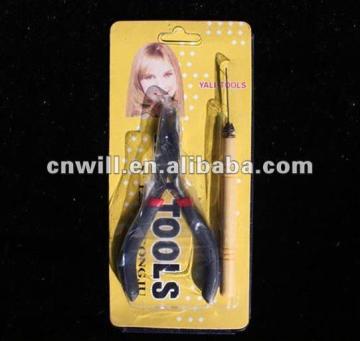 Micro plier for hair extension hook kits hair extension open pliers hose clamp pliers kit