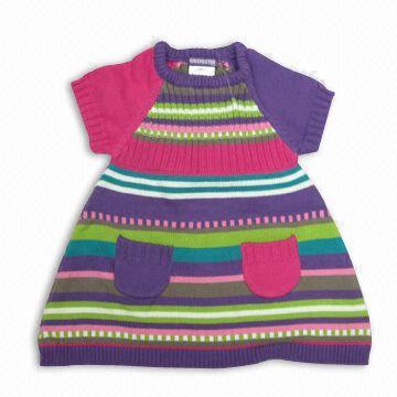 Baby Sweater, Made of 100% Cotton and Jacquard + Y/D, Suitable for 3 to 24 Months