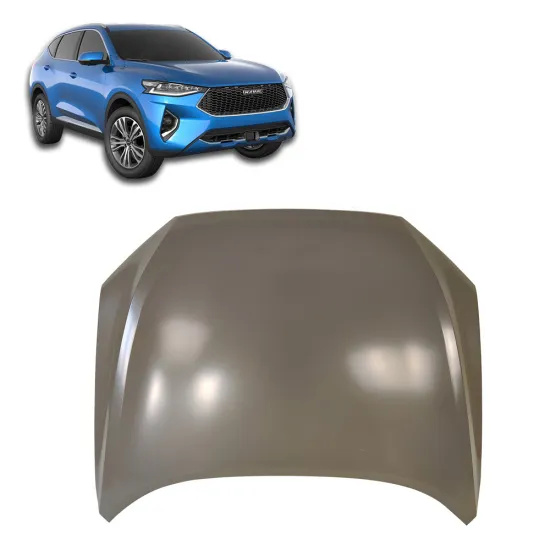 Auto Body Part Front Bumper Steel Engine Bonnet Hood Cover for Great Wall Haval F7 2019" could be shortened and simplified to:

"Front Bumper and Hood Cover for Great Wall Haval F7 2019