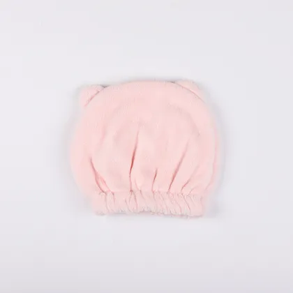 Microfiber kids dry hair cap