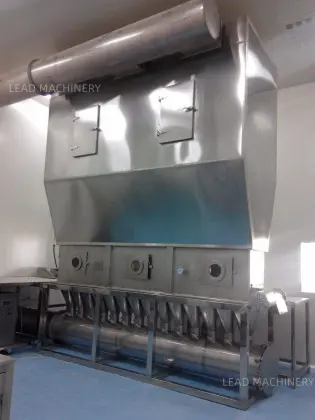 Continuous fluidized bed dryer Horizontal fluid bed dryer