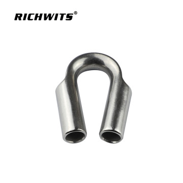 factory supply rigging hardware Stainless Steel Pipe Round US Thimble G414