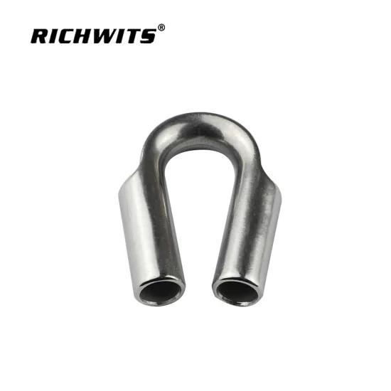 factory supply rigging hardware Stainless Steel Pipe Round US Thimble G414