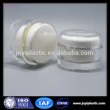 round transparent acrylic cosmetic jar, high quality cosmetic acrylic jar, wholesale cosmetic acrylic cream jar