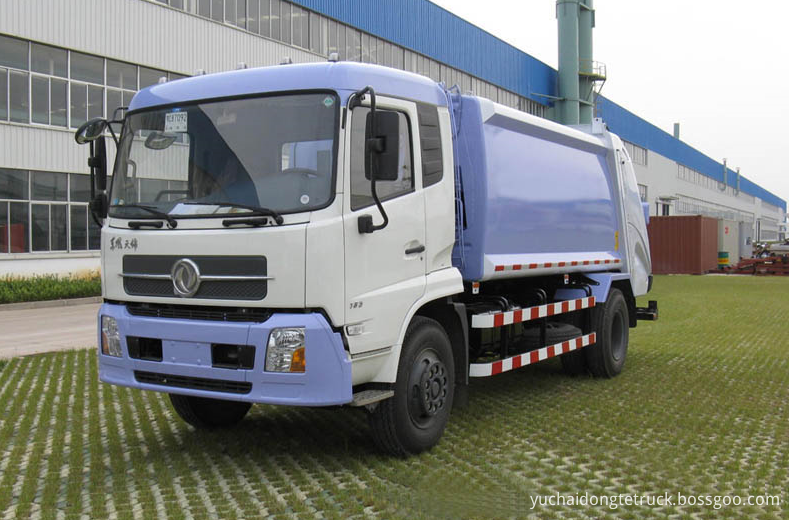 12Ton compactor garbage truck