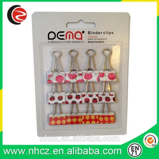 Custom Printing Foldback Clips