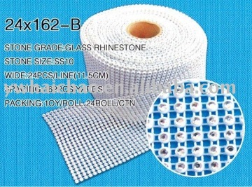 Mesh rhinestone mesh 24*162-B ribbon rhinestone