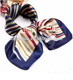 3d transfer printed satin for Scarves