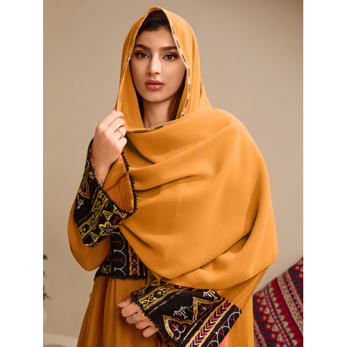 پانل عبای دوزی هندسی نارنجی