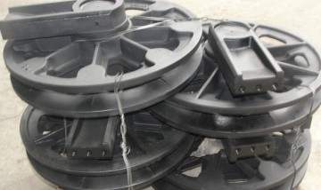 Undercarriage Parts Front Idler For Crawler Crane