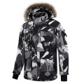 Karakteristisk Camo Puffer Jacket Herr hög kvalitet