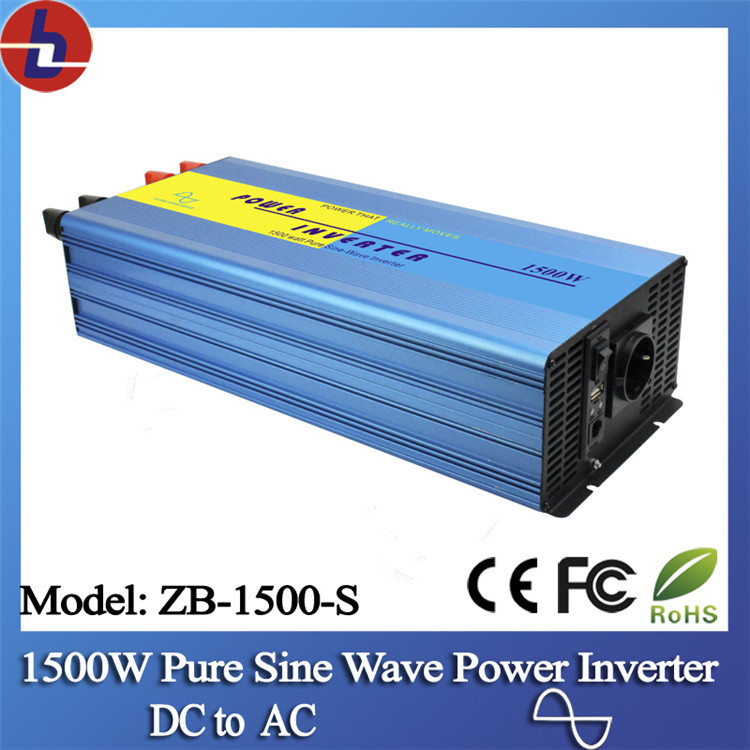 1500W DC to AC Pure Sine Wave Power Inverter