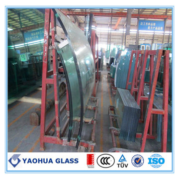 5-10 mm Float Glass Curved  Tempered Glass