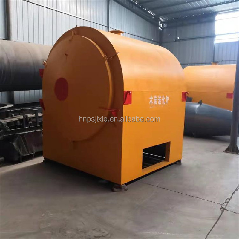 Air Flow Coconut Shell Carbonization Furnace for Wood Charcoal Production
