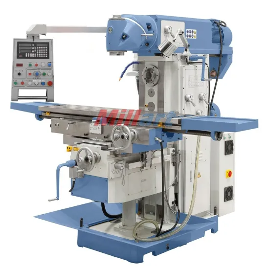 Universal Milling Machine with Horizontal and Vertical Drilling Capabilities: Models XL6436AV, XL6436CV, and XL6436CLV