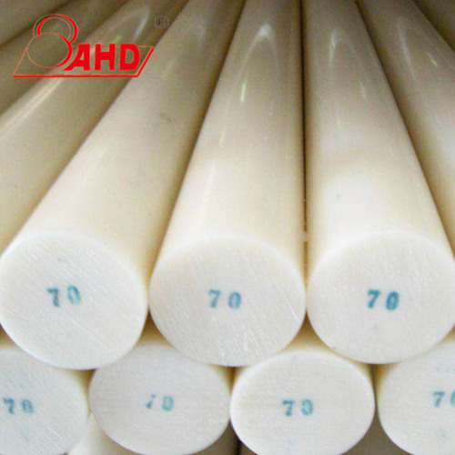 Witte kleur plastic polyamide nylon pa6 staaf