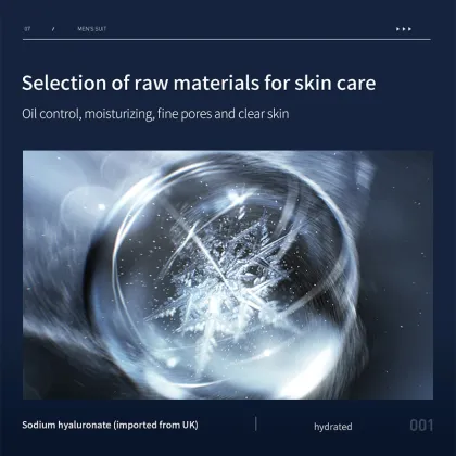 Men'sCool skin care products clean Three piece set