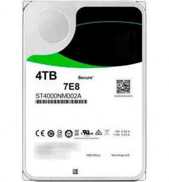 Disque dur du serveur: 4 To, 7200 tr / min, sata-6 Go, tampon 256 Mo, 512e, 3,5 pouces