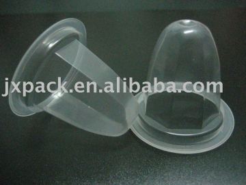 25ml watermelon shape plastic pp cup for jelly