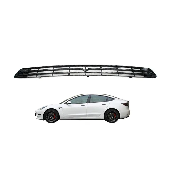 OEM Automotive ABS Carbon Fiber External Accessories for Tesla Model 3 Front Grille Trim Frame (2019)