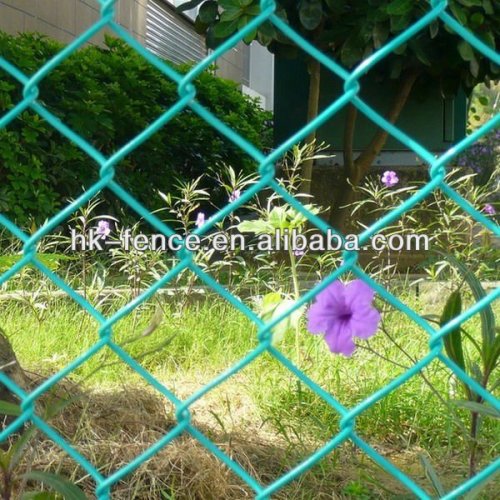 Green Plastic Coated Chain Link Fencing 90cm Tall X 25 Metres, High
