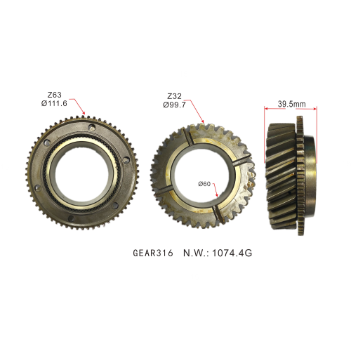 OEM ME509581 Synchronizer Gear 32-63T for Mitsubishi PS125 Gearbox Transmission Parts