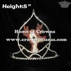 Crystal Moose Christmas Crowns For Christmas Festival
