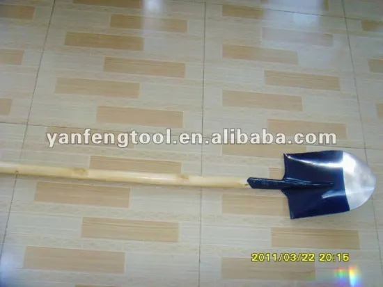 Cheap Price Garden Shovel S503L with long poplar wood handle