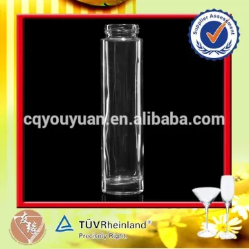 Wholesale transparent beverage 300ml glass juice bottle