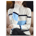 women's autumn winter full wool knitted pullover