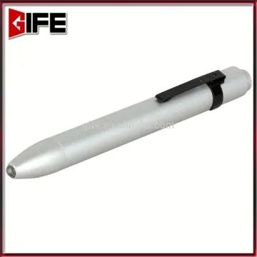 Manufacturer Wholesale 2*AAA Cell Used 1 Yellow Light Included Metal stethoscope penlight