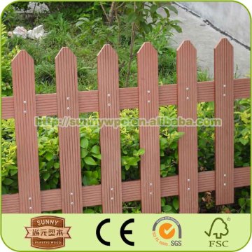 Customized garden fence wpc cheap fence panels