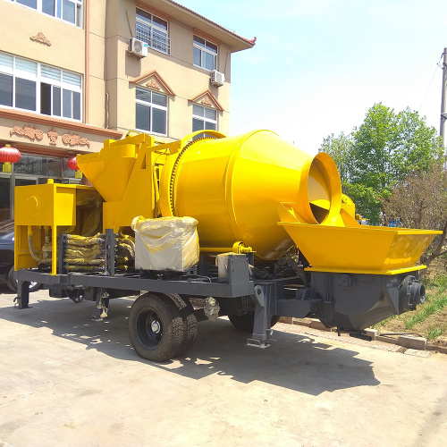 Diesel Concrete Mixer Pump Diesel Engine Concrete Mixing Pump Manufactory