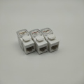 180 degree toolless Cat 6 Ethernet link connector
