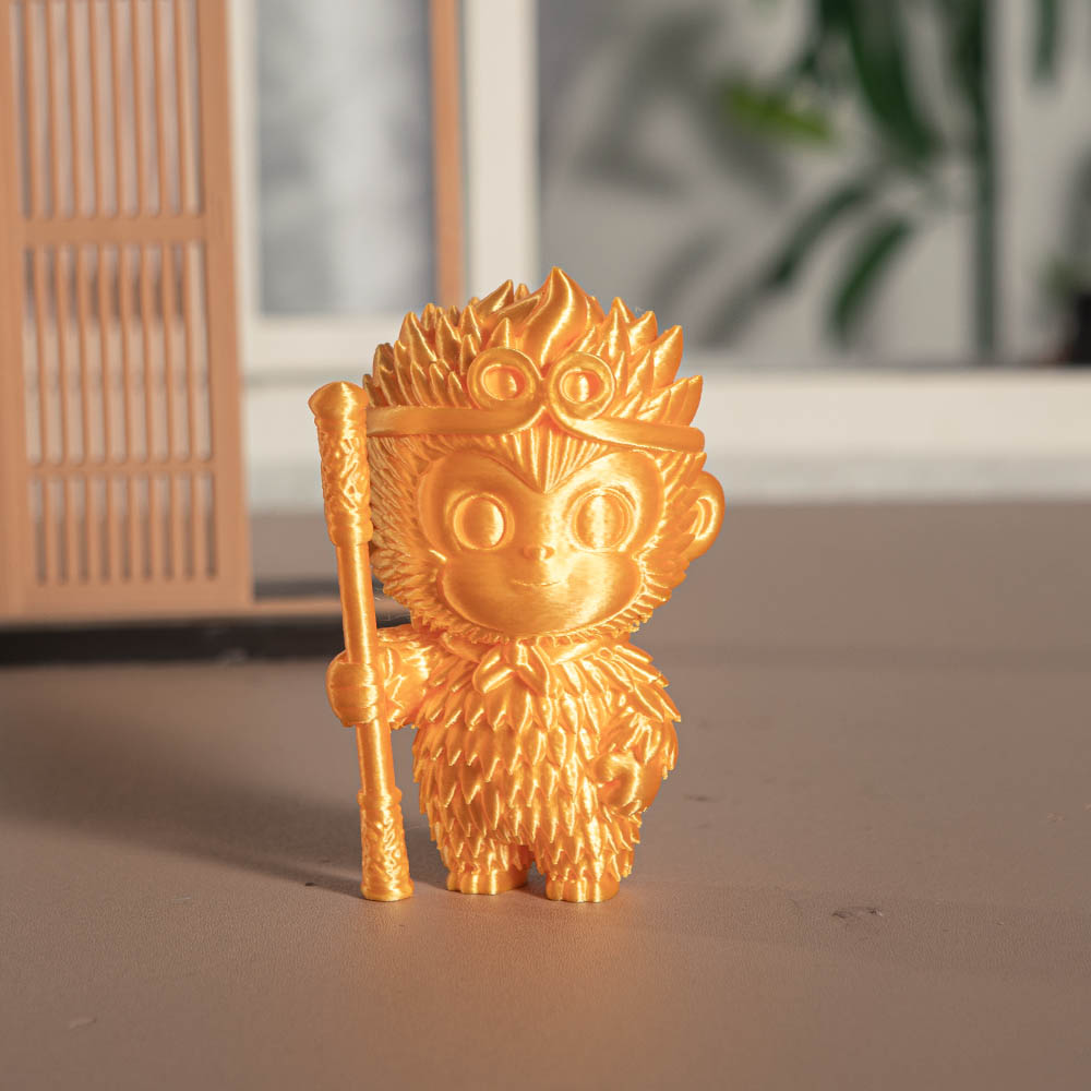 Golden Minato Chibi 3D Printed Figurine