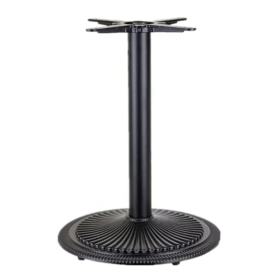 Outdoor Table leg assembly with top cross