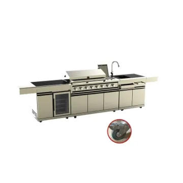 Design Stainless Steel BBQ Grill Kitchen Cabinet