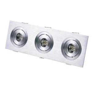 Energy Saving 3w Square Recessed Led Ceiling Lights Fixture For Bathroom