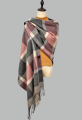 Soft Pure Wool Classic Check Winter Lady Pashmina