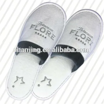 white velvet hotel slipper wholesale eva slipper
