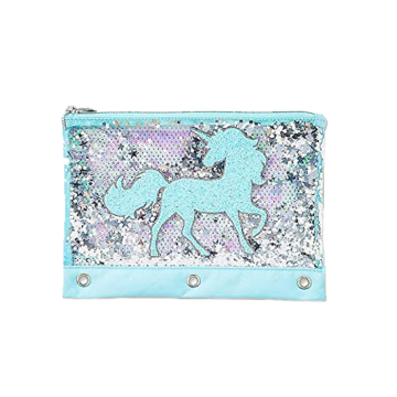 UNICÓRNIO SEQUIN SHAKY LÁPIS CASE-0