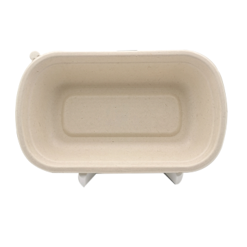 Biodegradable Sugarcane Packaging 750ml Rectangle Container