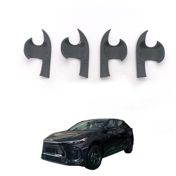 2022 Toyota Bz4x Car ABS Carbon Fiber Chrome Door Bowl Trim Cover