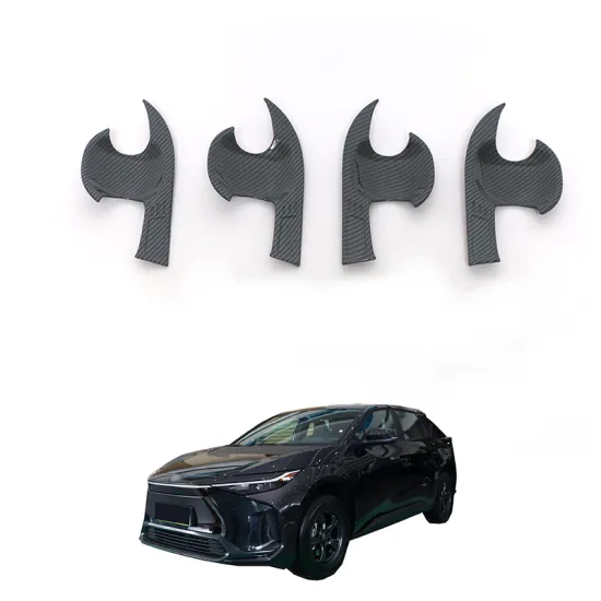 2022 Toyota Bz4x Car ABS Carbon Fiber Chrome Door Bowl Trim Cover