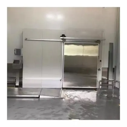 Stainless Steel Electric Automatic Cold Storage Sliding Door Systems for Cold Rooms
