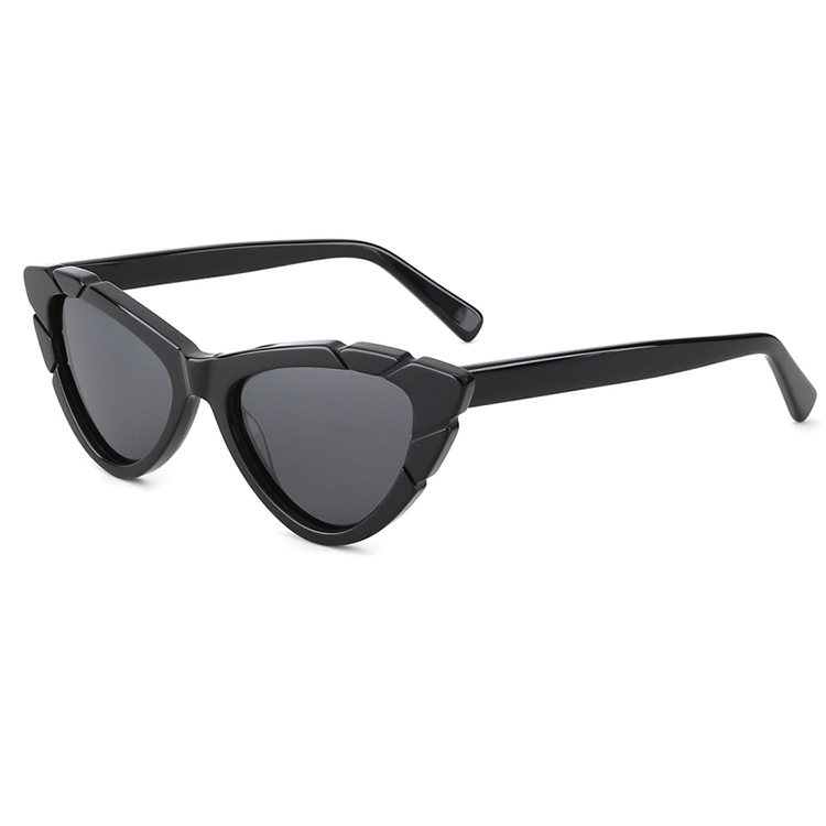 Black Cat Acetate Sunglasses Frames